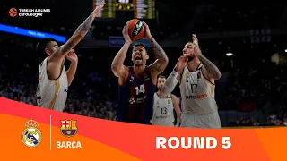 Real Madrid-FC Barcelona | Round 5 Highlights | 2023-24 Turkish Airlines EuroLeague