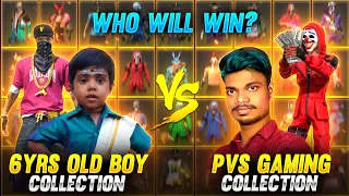 🤣6 Year Old Boy vs PVS GAMING😭!! Collection Battle With Tamilnadu Funny Small Kid 🤣 Tricks Tamil