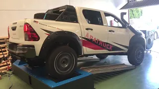 Testing Toyota Hilux on Sportdevices SD320 Dyno