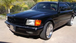 1984 Mercedes Benz 500SEC EURO Model 2 Owner W126 560SEC Coupe For Sale