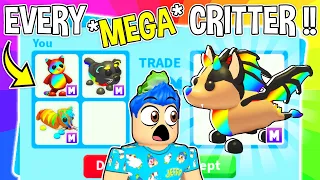 Trading EVERY *MEGA NEON CRITTER PET* In SOUTHEAST ASIA Egg In Adopt Me Roblox!! Adopt Me (TRADES)