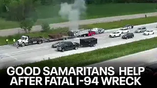 Good Samaritans run to help after fatal I-94 wreck in Rogers, Minn. | FOX 9 KMSP