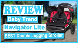 Baby Trend Navigator Lite Double Jogger Stroller Review - Best Double Jogging Stroller 2020