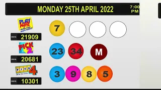 NLCB Online Draws Monday 26th April 2022