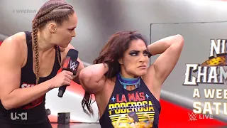 Ronda Rousey and Shayna Baszler Attacks Raquel Rodriguez - WWE RAW 15 May 2023