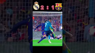 Unforgettable Moments: Ronaldo 🔥Revenge in Real Madrid vs Barcelona 2017#ronaldo #messi