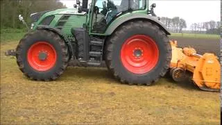 Powerharrowing with Fendt 512 vario