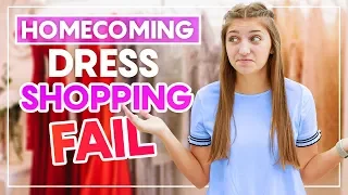 Homecoming DRESS SHOPPiNG Fail!?