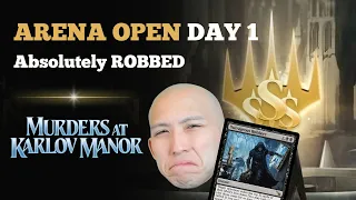 Absolutely ROBBED | Arena Open Day 1 | MKM Karlov Manor Sealed | MTG Arena