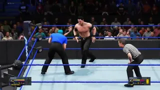 wwe2k20 DanTDM vs Victor Cruz  one on one