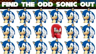 🔵FIND THE ODD Sonic Out | Sonic The Hedgehog Quiz | BRAIN BREAK for kids | Just Dance or workout