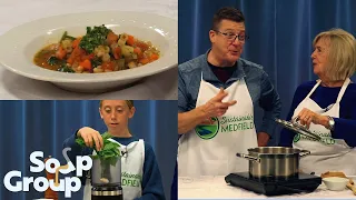 Soup Group: How to Make Pesto Minestrone Soup