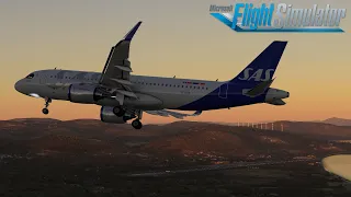 MSFS 2020 - FBW A320 UPDATE | Samos landing [4K Ultra Settings]