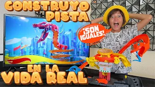 CONSTRUYO Pista en la VIDA REAL igual que en la TV