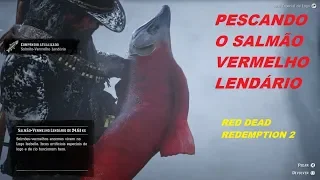 Red Dead Redemption 2   Pescando o Salmão Vermelho no Lago Gelado