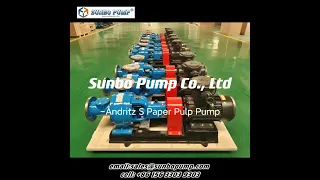 Andritz S Paper Pulp Pumps