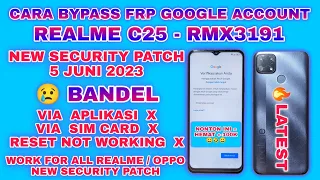 🔥 BYPASS FRP REALME C25 JUNE 2023 NEW SECURITY PATCH WORK FOR ALL REALME OPPO NEW SECURITY PATCH
