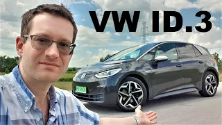 Volkswagen ID.3 1ST - Bliskie spotkanie III stopnia - Test PL muzyk jeździ