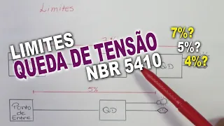 ENTENDA os limites de QUEDA DE TENSÃO