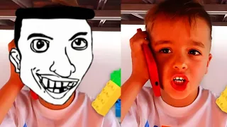 Drawing meme face art 🎨🎭 Part-2//Funny cartoon videos 📸#vlad #memes #drawing