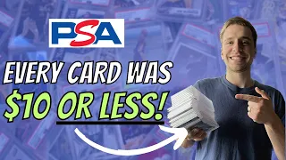 BUDGET FRIENDLY PSA GRADING (& it was surprisingly awesome!) - 50 Card Reveal