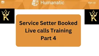 Service Setter Booked training ||Humanatics|| Part 1  [ Urdu ]