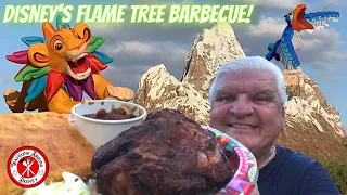 Disney's Flame Tree Barbecue Lunch Review and First Q&A | Disney's Animal Kingdom | DISNEY Dining
