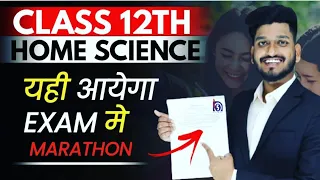 Nios Class 12th Home Science Most Important Questions with Answer | Full Syllabus Marathon