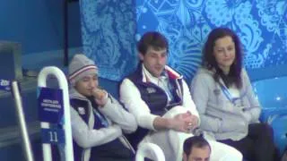 Sochi 2014 Joubet, Amodio, Véronique Guyon during pairs FS 00670