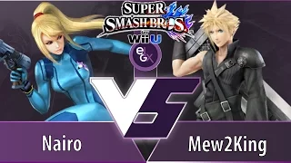 EGLX - Mew2King (Cloud) vs Nairo (Zero Suit Samus) - Winners Finals - Smash 4 Wii U