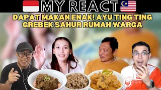 DAPAT MAKAN ENAK! AYU TING TING GREBEK SAHUR RUMAH WARGA