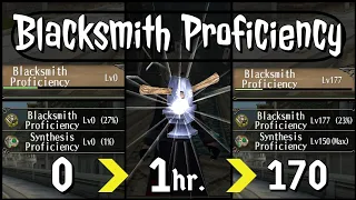 0 to 170 Blacksmith Proficiency in an hour! - Blacksmith Proficiency Guide - Toram Online