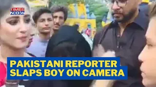 Pakistani Journalist Slaps Boy While Reporting #shorts