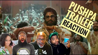 Black Americans watch for 1st time Pushpa : The Rise Trailer REACTION | Allu Arjun | Fahadh Faasil