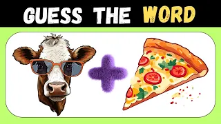 Guess the Word by Emoji | Emoji Challenge | Quiz Game