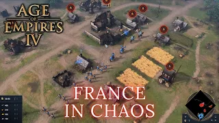 Age Of Empires 4 - FRANCE IN CHAOS (Hard)