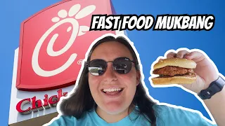 Fast Food Car Mukbang: Trying NEW Items & Explaining Why I Hate Mayo!