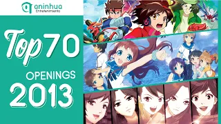 Top 70 Anime, Donghua & Aenimeisyeon Openings 2013