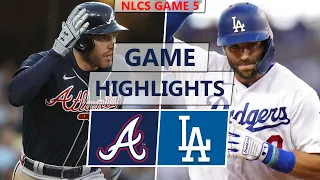 Atlanta Braves vs. Los Angeles Dodgers Highlights | NLCS Game 5 (2021)