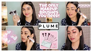 The Only Makeup Brushes You Need | Beginners Guide To Basic Makeup Brushes | PLUME Now PRAUSH