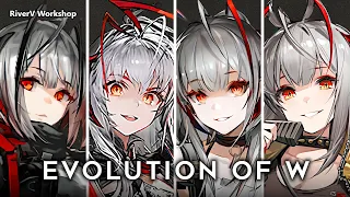 Evolution of W | Arknights/明日方舟 W 進化の軌跡