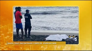 Corpo de jovem encontrado no mar de Areia Grande em Santa Cruz | CV no Ar