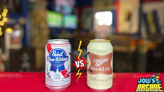 Blind Battle Beers! Pabst Blue Ribbon vs Miller High Life