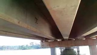 Vídeo mostra supostas vigas do viaduto da UFMT em ponte de Paranaíta