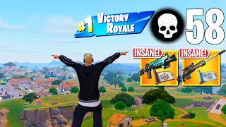 58 Elimination Solo Vs Squads Wins Full Gameplay (Fortnite Chapter 5 Season 2)