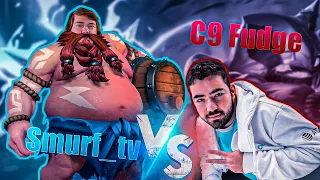 Smurf_tv vs C9 Fudge | MSI топер получил пузом в солоку | Gragas vs Kennen