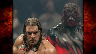 Kane w/ Paul Bearer vs Triple H w/ The Faction & The Big Show No DQ Handicap Match 2/14/00