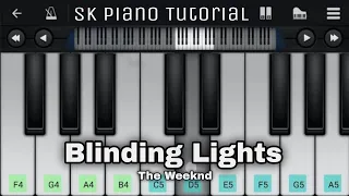 Blinding Lights - Piano Tutorial | The Weeknd | Perfect Piano