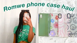 Romwe cute phone case haul | is it worth it ?