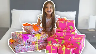 SIENNA'S 9th BIRTHDAY MORNING OPENING PRESENTS | Family Fizz